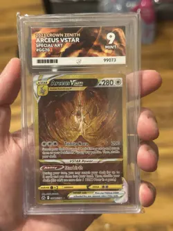 Pokemon TCG Arceus VSTAR Crown Zenith Galarian Gallery Card GG70/GG70 Ace 9 - Image 1
