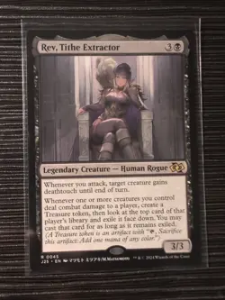 Rev, Tithe Extractor (Anime) 0045 Non-Foil Rare Foundations Jumpstart MTG Card - Image 1