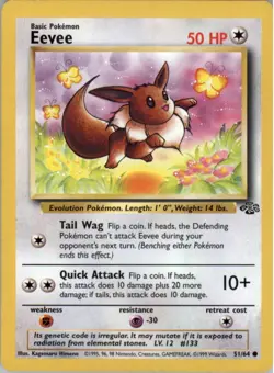 1999 Classic - Jungle Eevee Basic/Common #51 - Image 1