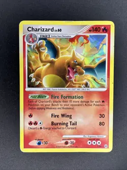 2009 Pokemon Platinum: Arceus Charizard 1/99 Holo Rare - Image 1