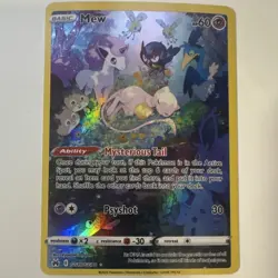 Pokemon Mew GG10/GG70 Crown Zenith Galarian Gallery Ultra Rare Full Art Holo 60… - Image 1