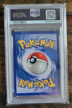 1999 POKEMON BASE SET UNLIMITED #1 ALAKAZAM-HOLO PSA 8 - Image 2