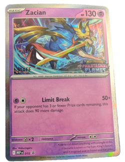 2025 Pokemon Mega Evolution Zacian Staff Promo #015 - Image 1