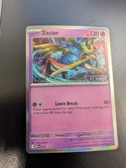 2025 Pokemon Mega Evolution Zacian Staff Promo #015 - Image 3