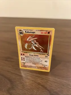 Pokemon TCG Kabutops 9/63 Holo Rare Unlimited LP Fossil - Image 4