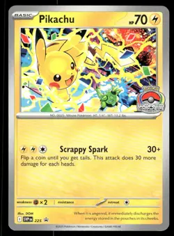 *THU NIGHT* Pikachu (World Championship 2025) 225 Scarlet & Violet Promo - Image 1