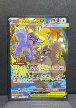 Mega Kangaskhan ex 182/132 Secret Illustration Rare Pokemon TCG Mega Evolutions - Image 1