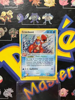 Pokemon TCG Crawdaunt - 3/97 - Ex Dragon - Holo Rare - 2003 - NM - SWIRL - Image 1