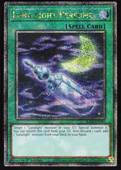 Luna Light Perfume (Quarter Century Secret Rare) RA04-EN090 Yugioh TCG Card NM - Image 1