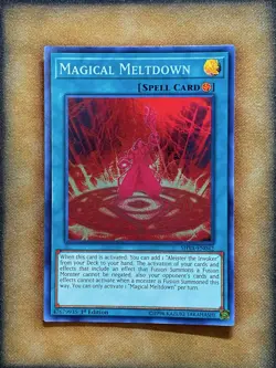 Yugioh Magical Meltdown SHVA-EN042 Super Rare 1st Ed LP - Image 1