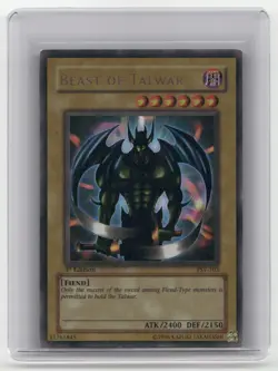 Beast of Talwar - PSV-103 - Yugioh TCG - Ultra Rare - 1st Edition - MP - Image 1