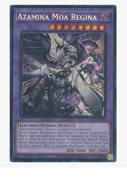 Azamina Moa Regina - MP25-EN105 - Prismatic Secret Rare YuGiOh - Image 1