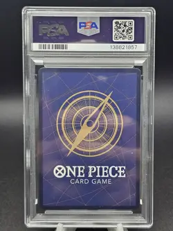 2025 One Piece OP11 Monkey D Luffy SEC Alternate Art PSA 10 - Image 2