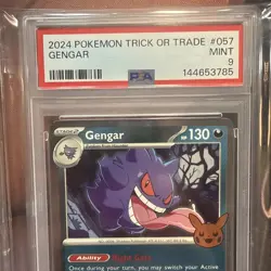 PIKACHU 018/091 And Gengar 057/091 Trick Or Trade 2024 PSA MINT 9 - Image 5