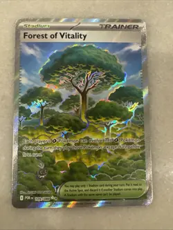 Forest of Vitality 109/088 Full Art Ultra Rare Pokemon TCG Perfect Order NM - Image 1