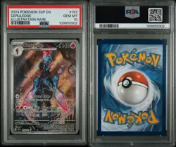 Pokemon Ceruledge Illustration Rare Holo PSA 10 Sv08 Surging Sparks 197/191 EN - Image 3