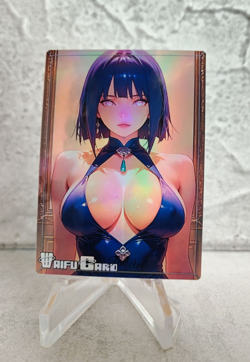 Hinata Trading Card Waifu Goddess Story Anime Girl holo Karte Manga Full Art - Image 1