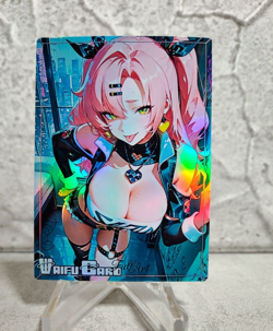 Nicole ZZZ Trading Card Waifu Goddess Story Anime Girl holo Karte Manga Full Art - Image 1
