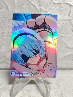 Nier Automata Trading Card Waifu Goddess Story Anime Girl holo Karte Manga Full - Image 1