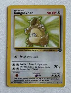 POKEMON CARD KANGASKHAN 21/64 JUNGLE - Image 1