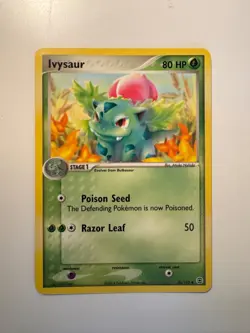 Pokemon Card • Ivysaur • EX FireRed & LeafGreeen 35/112 • Uncommon • ENG • LP - Image 1