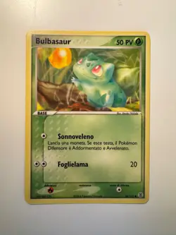 Pokemon Card • Bulbasaur • EX FireRed & LeafGreeen 54 /112 • Common • ITA • LP - Image 1