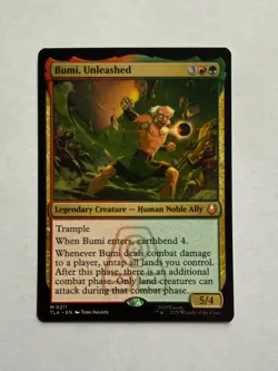MTG Bumi, Unleashed Mythic Rare – Avatar The Last Airbender – NM - Image 1