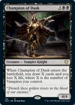 Champion of Dusk [Innistrad: Crimson Vow Commander] Near Mint - Image 1