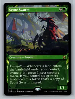 Scute Swarm (Showcase) Zendikar Rising #308 Magic MTG - Image 1