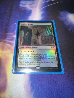 Mtg Singles - Godless Shrine - Ravnica Allegiance - Foil Rare - LP - Image 1