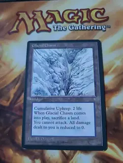 Glacial Chasm - Ice Age - MTG - Magic The Gathering - LP - Image 1