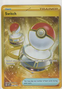 Switch - 206/165 - SV: Scarlet & Violet 151 (MEW) Pokemon TCG Near Mint NM - Image 1