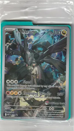 N's Zekrom - Pokemon Center ME: Mega Evolution Promo MEP 031 *SEALED* NM - Image 1