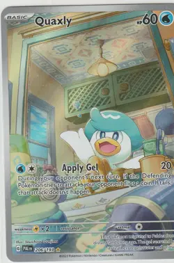 Sv02: Paldea Evolved Pokemon TCG Quaxly (PAL) 206/193 Near Mint NM - Image 1