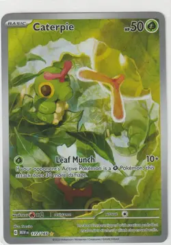 Pokemon TCG Pokemon Caterpie Holo 172/165 - SV: Scarlet & Violet 151 (MEW) NM - Image 1