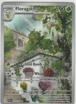 Pokemon TCG Floragato - 197/193 - SV02: Paldea Evolved (PAL) Near Mint NM - Image 1