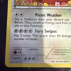 Ursaring RC16/RC25 Radiant Collection Pokemon Card Common Legendary Treasures - Image 5