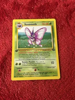 Pokemon Venomoth 29/64 First Edition Jungle Set Non-Holo Played - Image 1