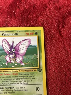 Pokemon Venomoth 29/64 First Edition Jungle Set Non-Holo Played - Image 2