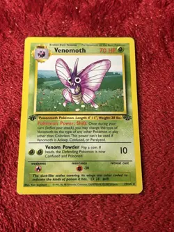 Pokemon Venomoth 29/64 First Edition Jungle Set Non-Holo Played - Image 5