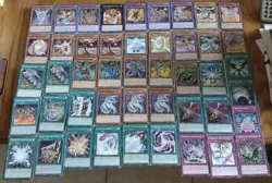 YuGiOh Cards Cyber Dragon Deck core collectible trading card game Cyberdarkness. - Image 1