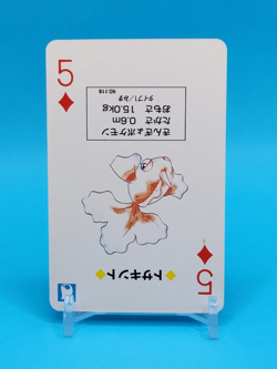 Pokemon Card Japanese - Goldeen - 5 of Diamonds - Poker - Venusaur Deck - Image 2