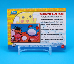 Pokemon Card - The Water Race is on! 47 - Pikachu's Vacation - Topps - Image 3