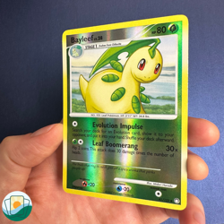 2007 Pokemon Mysterious Treasures | Bayleef LV.28 | Reverse Holo | #41/123 - Image 4