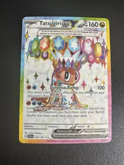 Pokemon TCG Tatsugiri EX Double Rare Card 226/191 SV08 Surging Sparks - Image 1