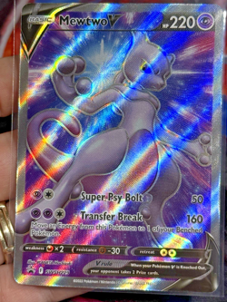Pokemon Mewtwo V Full Art Promo Holo SWSH229 Sword & Shield 220 HP - Image 3