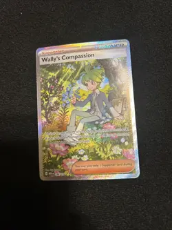 Wallys Compassion 186/132 Sir Mega Evolutions Secret Rare Pokemon Card - Image 1