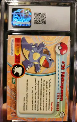 Nidoqueen - Pokemon Topps (1999) - Series 1-31 - Third Print - CGC-10 - Image 2