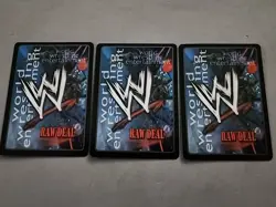 WWE Raw Deal WILLIAM REGAL READYING 3 CARD SET GAB - Image 3