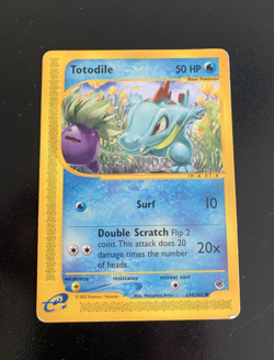 Pokemon Totodile Non-holo 134/165 Expedition - Image 1